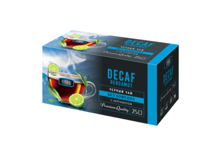 Чай черный «Etre» Decaf Bergamot, 25 пакетиков, 45 г