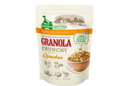Мюсли «Bionova» Granola Crunchy ореховая, 350 г