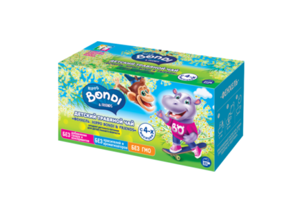 Чай детский «Hippo Bondi & Friends» Фенхель, 25 пакетиков, 25 г