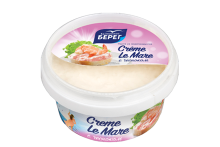 Паста из морепродуктов «Crème Le Mare» с чесноком, 150 г