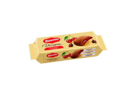 Печенье «Яшкино» шоколадный с вишней, 165 г