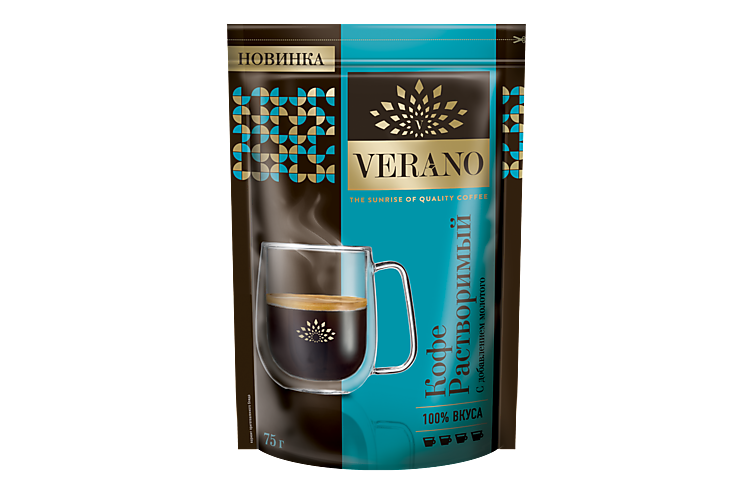 Кофе «Verano» растворимый с добавлением молотого, 75 г