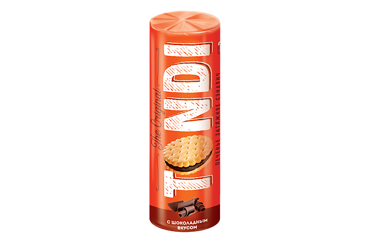 Печенье-сэндвич «Tondi» с шоколадным вкусом, 182 г