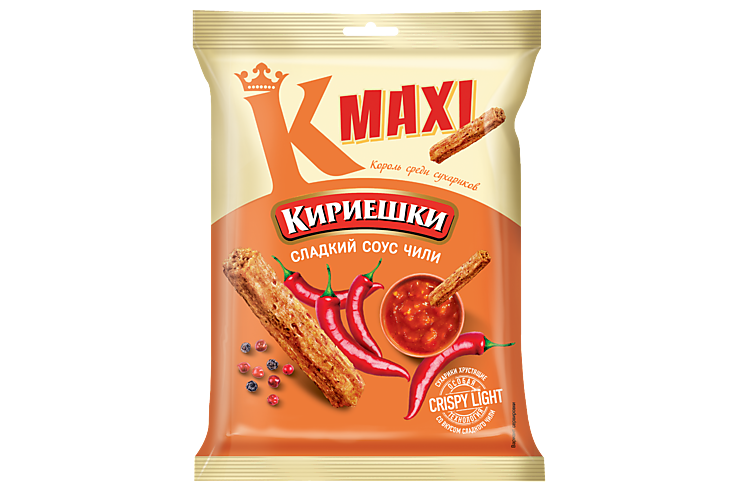 Сухарики «Кириешки Maxi» со вкусом сладкого чили, 60 г