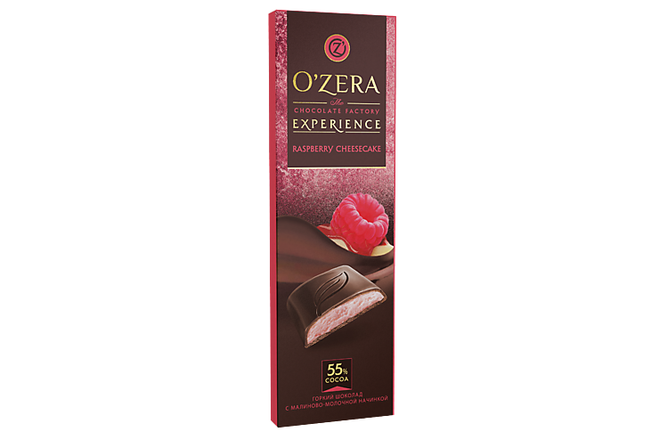 Шоколад «O'Zera» Raspberry Cheesecake, 93 г
