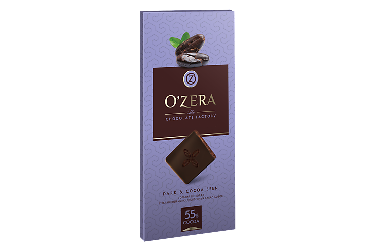 Шоколад «O'Zera» Dark & Cocoa bean, 100 г