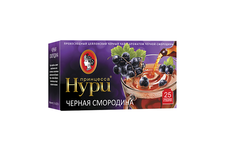 Чай с ягодами черной смородины «Принцесса Нури», 38 г