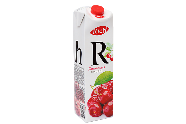 Нектар «Rich» вишневый, 1 л – купить по приятной цене с доставкой на ...