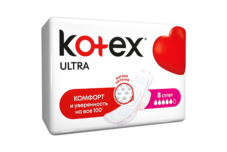 Прокладки «Kotex» Ultra, 8шт