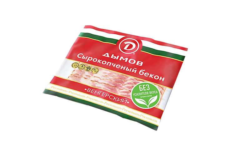 Бекон «Дымов» Венгерский, сырокопченый, 150 г – купить по приятной цене ...