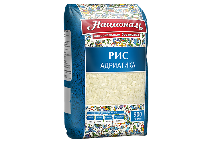 Рис «Националь» Адриатика, 900 г – купить по приятной цене с доставкой ...
