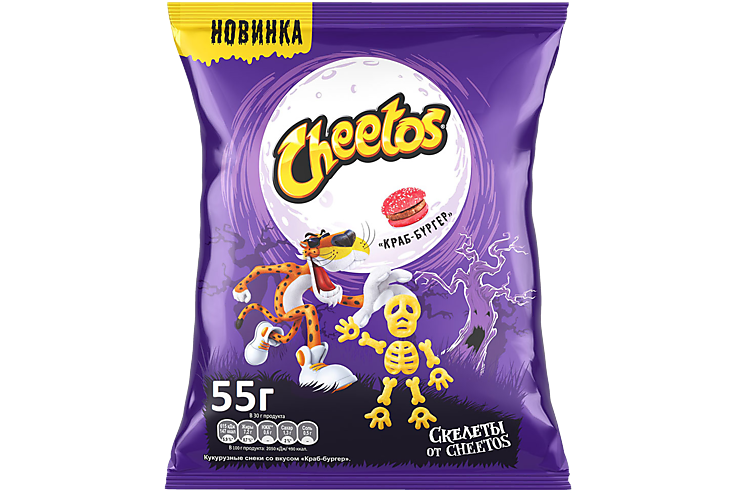 Кукурузные снеки «Cheetos» Краб бургер, 55 г