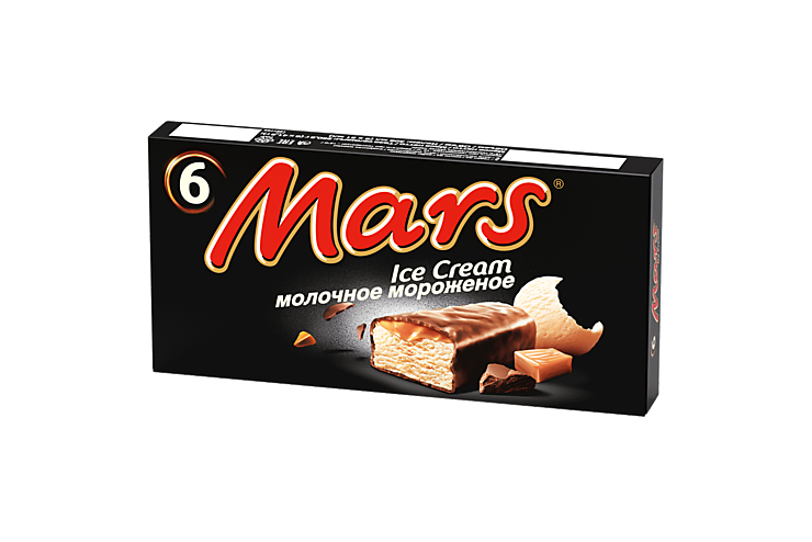 Мороженое «Mars» 6 батончиков, 250,8 г