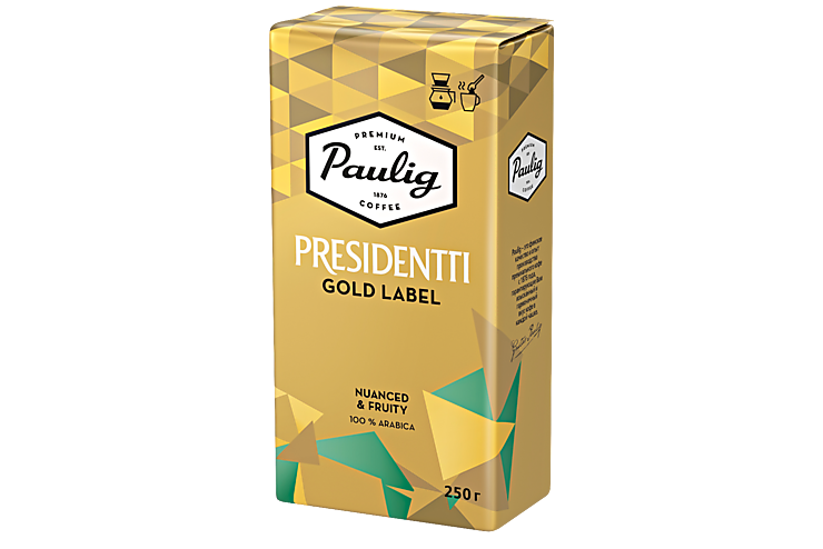 Кофе «Paulig Presidentti» Gold молотый, 250 г