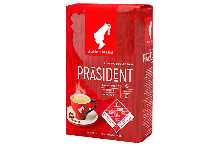 Кофе «JULIUS MEINL» в зернах «Президент», 500 г