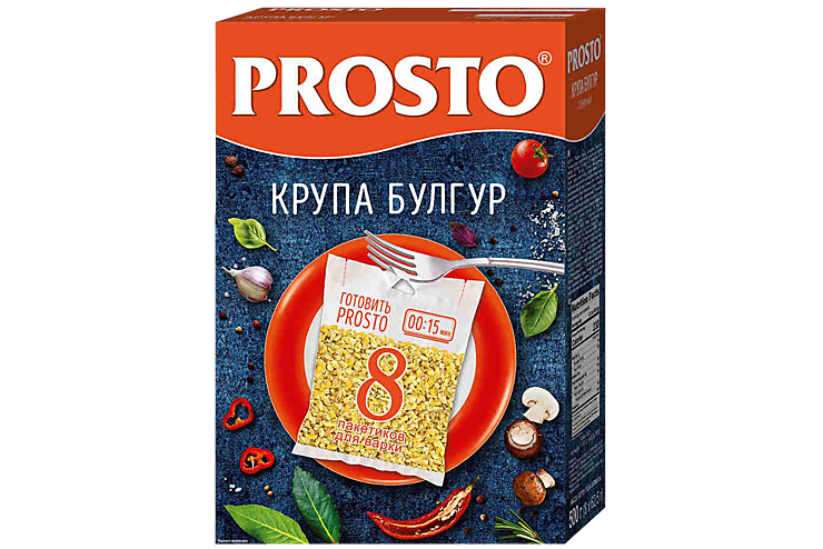 Булгур «Prosto» 8 пакетиков, 500 г