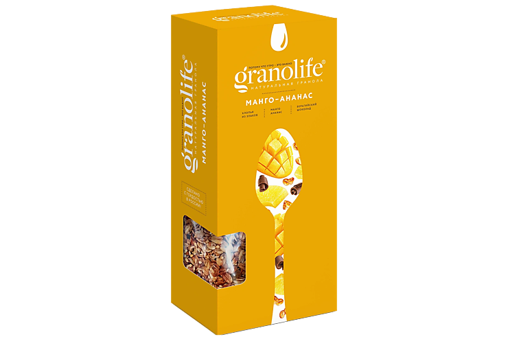Гранола «Granolife» Манго-ананас, 200 г