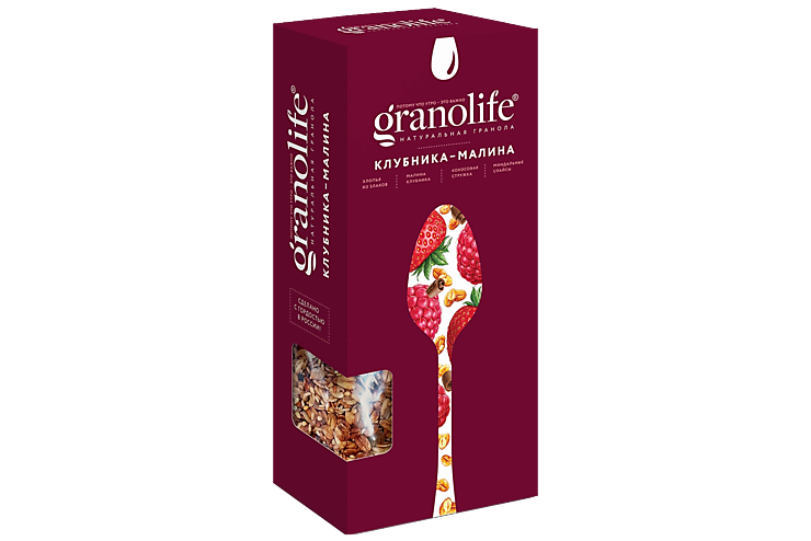 Гранола «Granolife» клубника-малина, 200 г