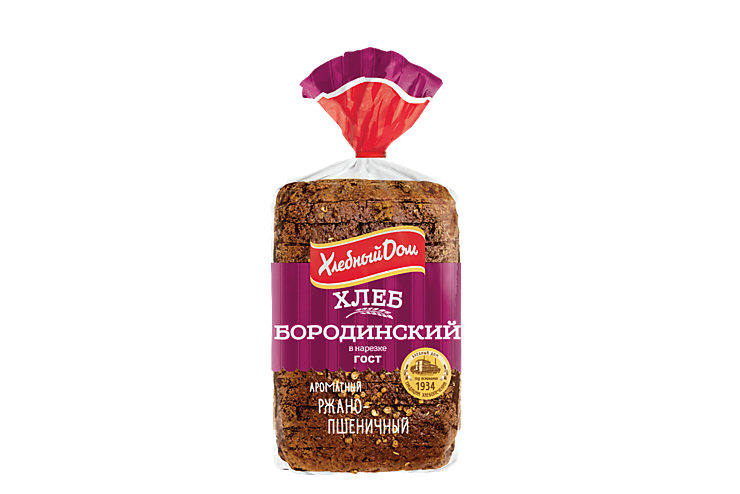 Хлеб «Хлебный дом» Бородинский в нарезке, 400 г