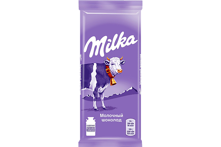 Шоколад «Milka» молочный, 90 г