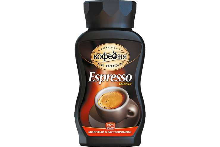 Кофе натуральный «МКП» Espresso, растворимый с молотым, 95 г