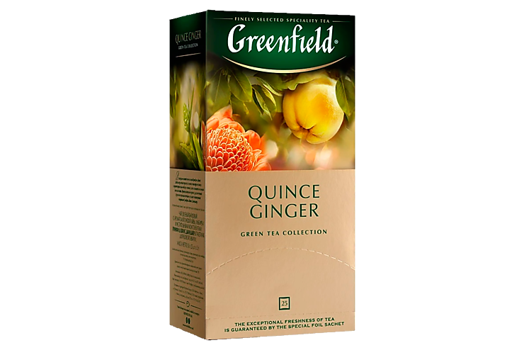 Чай зеленый «Greenfield» Quince Ginger, 25 пакетиков