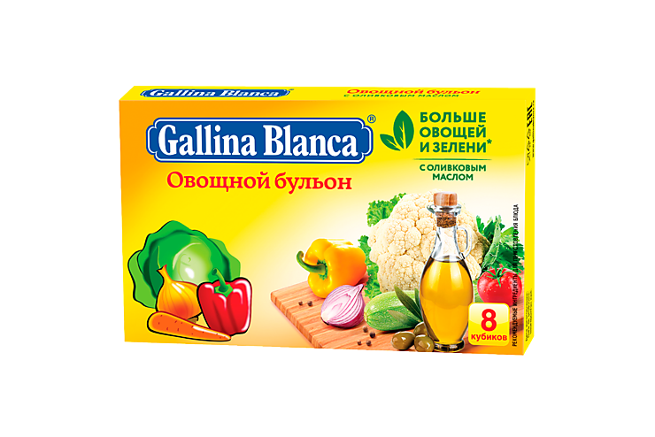 Бульон быстрого приготовления «Gallina Blanca» Овощной, 80 г