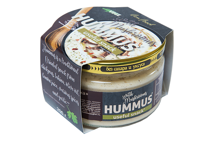 Хумус «Полезные продукты» с грибами, 200 г