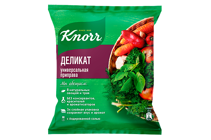 Приправа «Knorr» Деликат, универсальная, 200 г