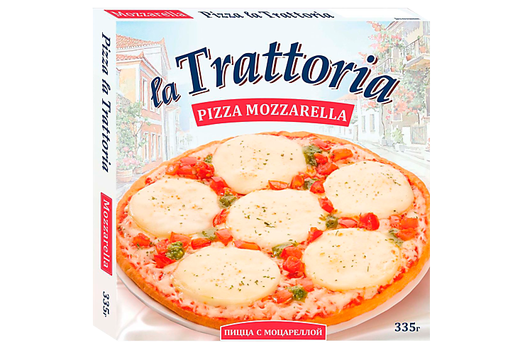 Пицца «La Trattoria» с моцареллой, 335 г