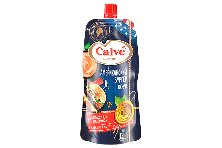 Соус «Calve» Американский бургер, 230 г Соус «Calve» Американский бургер, 230 г