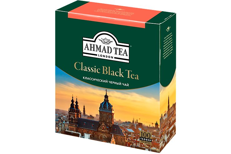 Чай черный «Ahmad Tea» Классический, 100 пакетиков