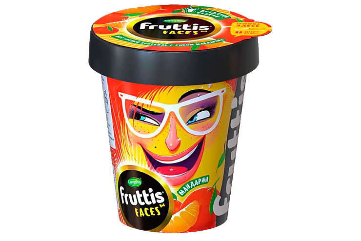 Коктейль йогуртный 2.5% «Fruttis» Мандарин, 265 г