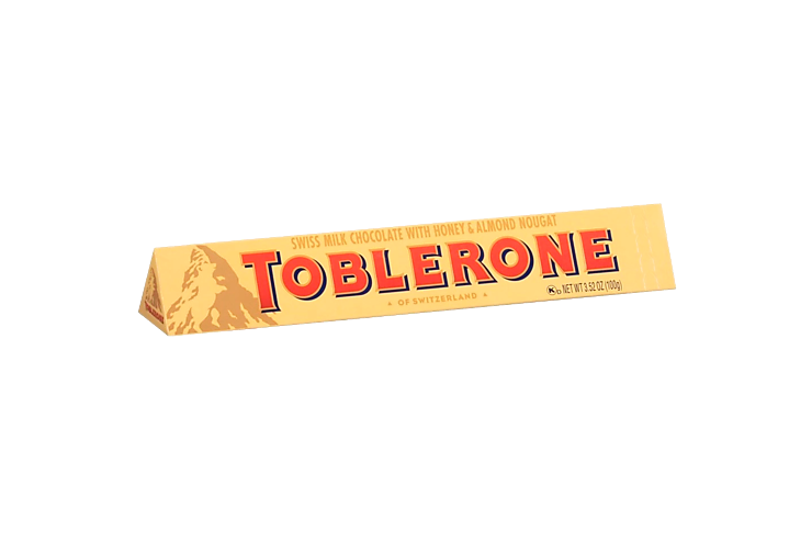 Шоколад молочный «Toblerone» с медово-миндальной начинкой, 100 г