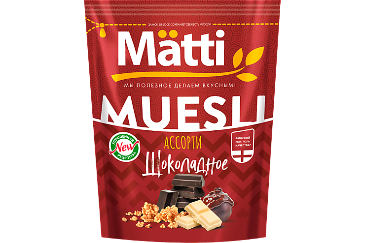 Мюсли «Matti» Шоколадное ассорти, 250 г