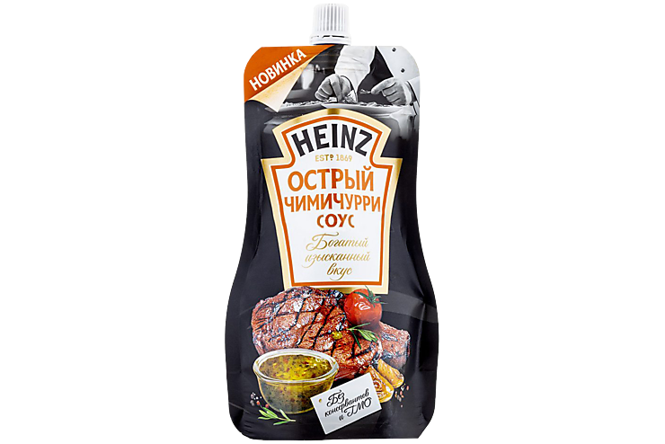 Соус «Heinz» острый Чимичурри, 230 г – купить по приятной цене с ...