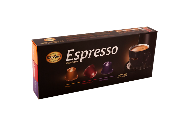 Кофе «МКП» Espresso, 30 капсул, 150 г