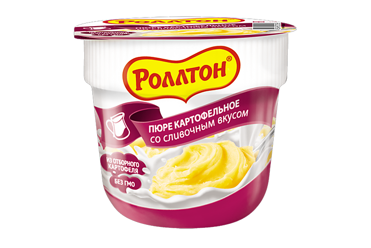 Пюре картофельное «Роллтон» со сливочным вкусом, 40 г Пюре картофельное «Роллтон» со сливочным вкусом, 40 г