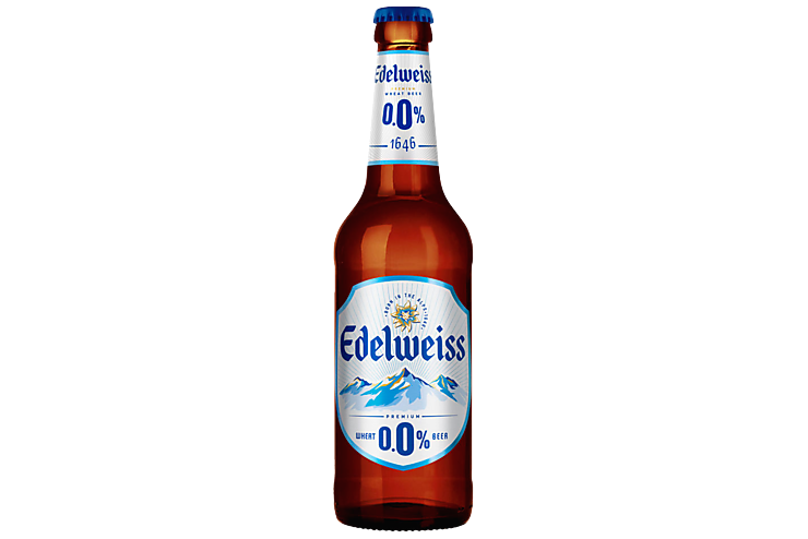Пивной напиток «Edelweiss» Пшеничный, безалкогольный, 450 мл