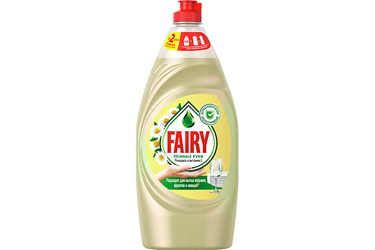 Средство для мытья посуды «Fairy Нежные руки» Ромашка и витамин Е, 900 мл