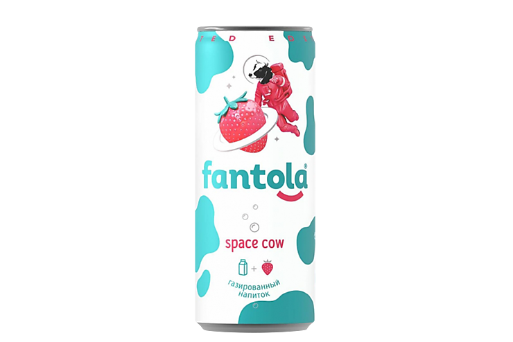 Напиток газированный «Fantola» Space Cow, 330 мл