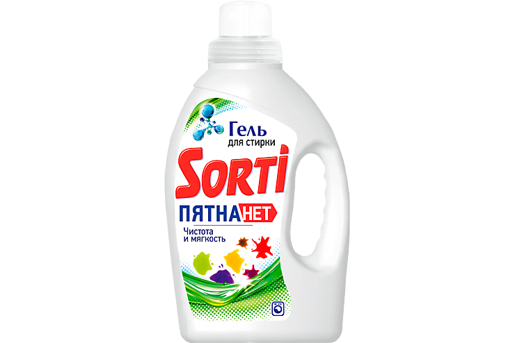 Гель для стирки «Sorti» Пятна нет, 2 кг Гель для стирки «Sorti» Пятна нет, 2 кг