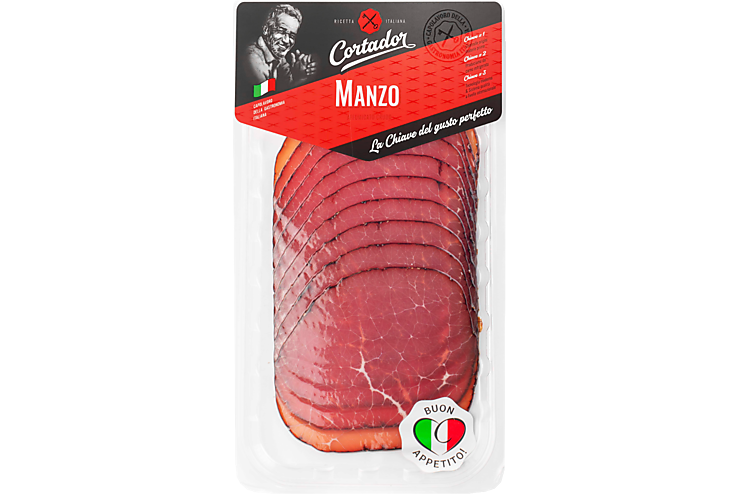 Говядина «Cortador» Manzo, сыровяленая, 80 г