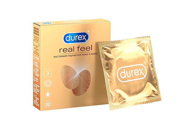 Презервативы «Durex» RealFeel, 3шт