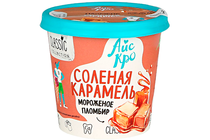 Мороженое «АйсКро» Соленая карамель, 75 г