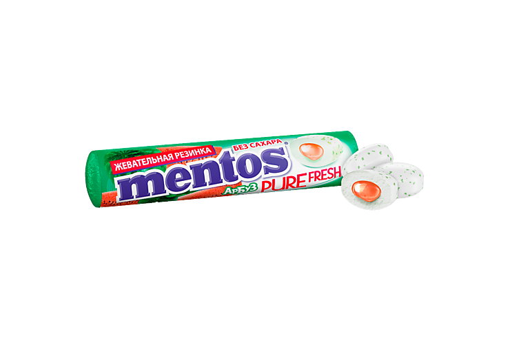 Жевательная резинка «Mentos» Pure Fresh Арбуз, 15,5 г