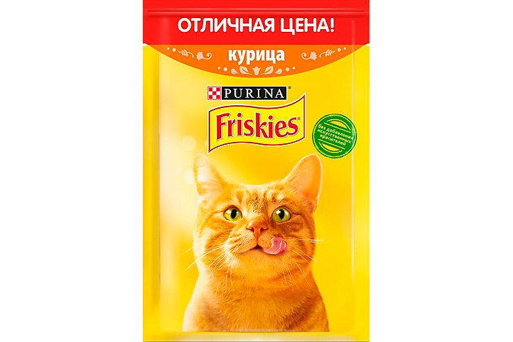 Влажный корм для кошек «Friskies» Курица, 50 г