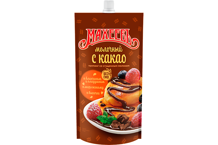 Топпинг «Махеевъ» Молочный с какао, 300 г – купить по приятной цене с ...