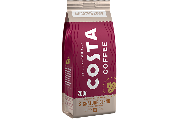 Кофе «Costa coffee» Signature Blend молотый, 200 г