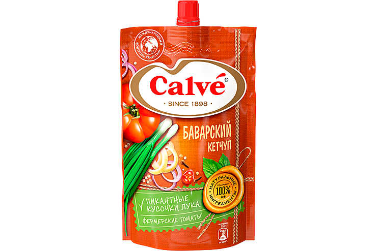 Кетчуп «Calve» Баварский, 350 г – купить по приятной цене с доставкой ...